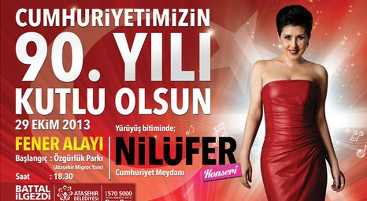 Ataşehir\'i Cumhuriyet Coşkusu Saracak