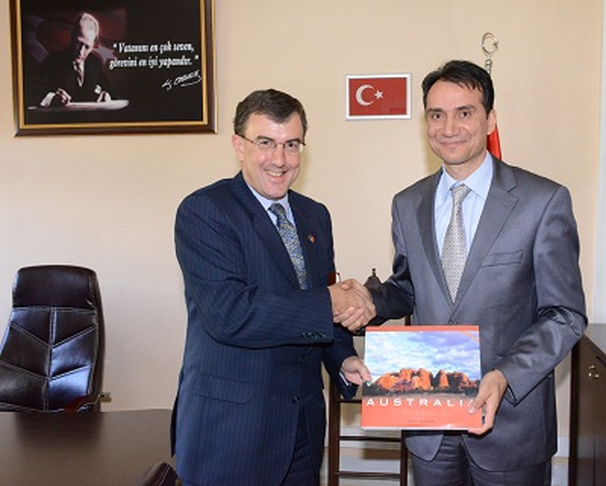 Avusturya Büyükelçisi Vali Vekili Engin\'i Ziyaret Etti
