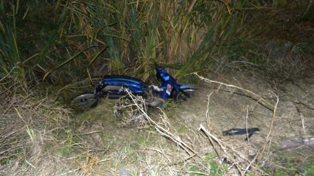 Çalınan Motosiklet Derede Bulundu