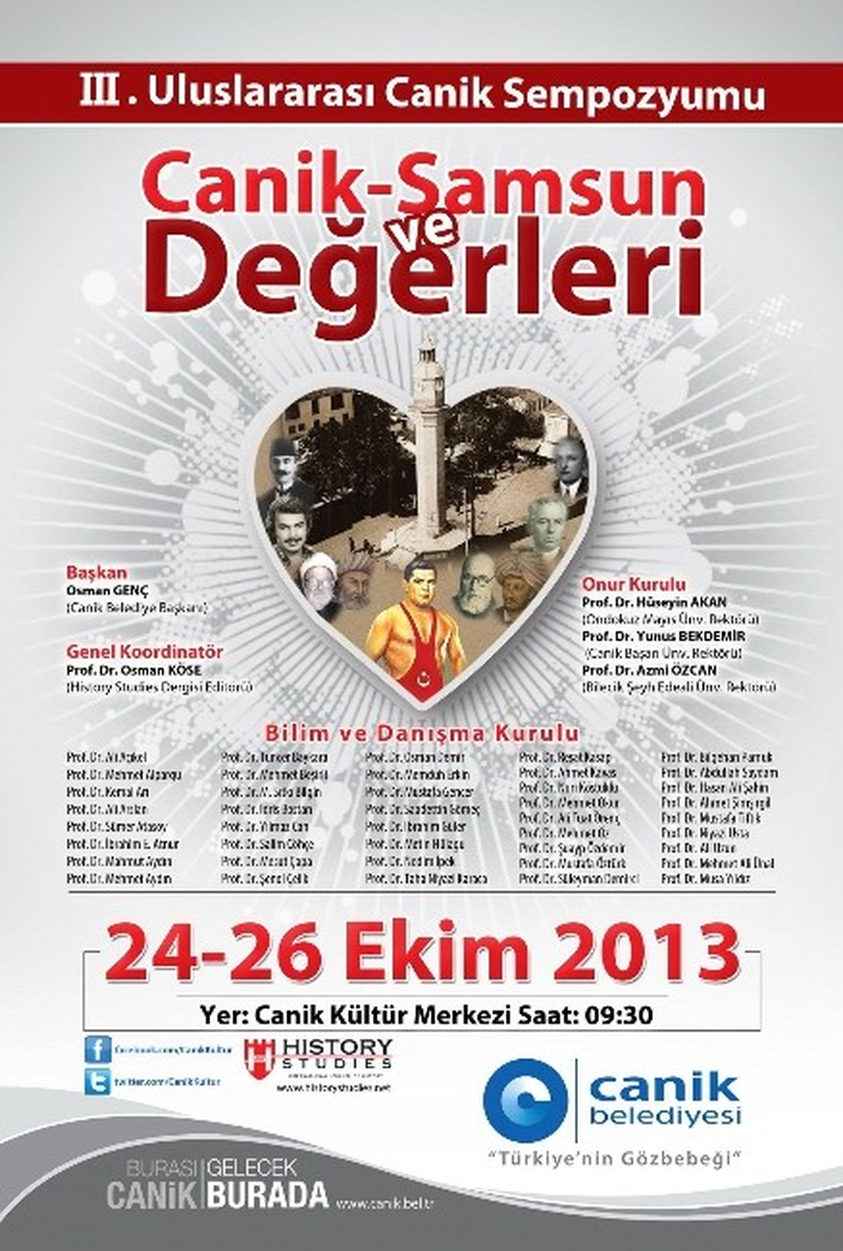 Canik-Samsun ve Değerleri Sempozyumu Başlıyor