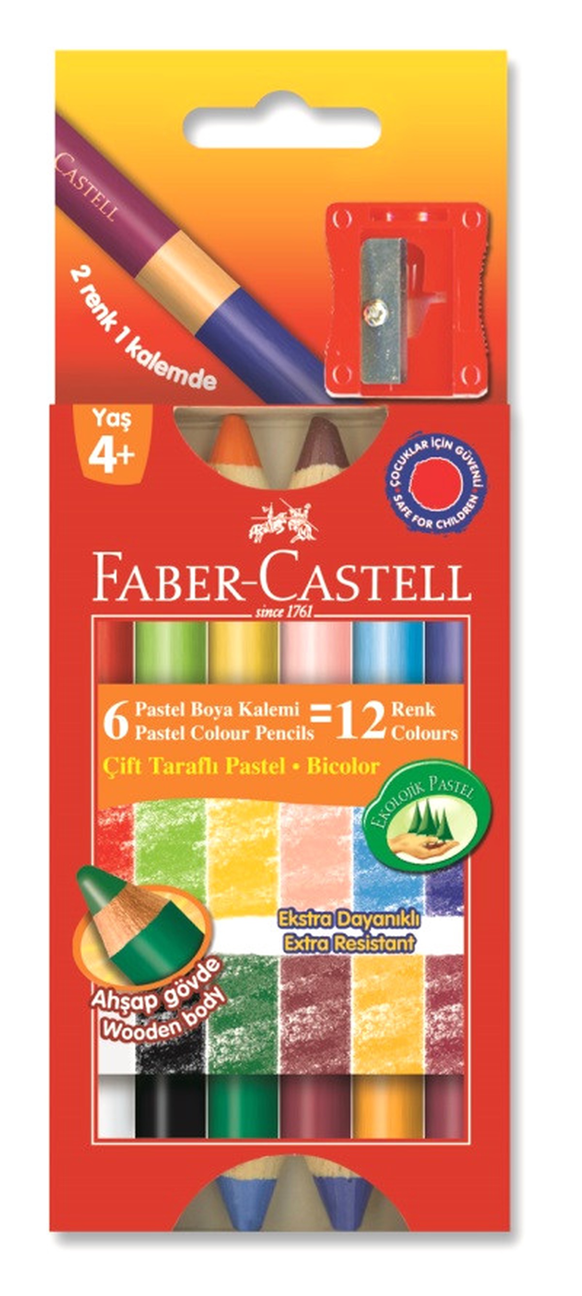 Faber-Castell Çift Taraflı Mum Boya Standartları Değiştiriyor