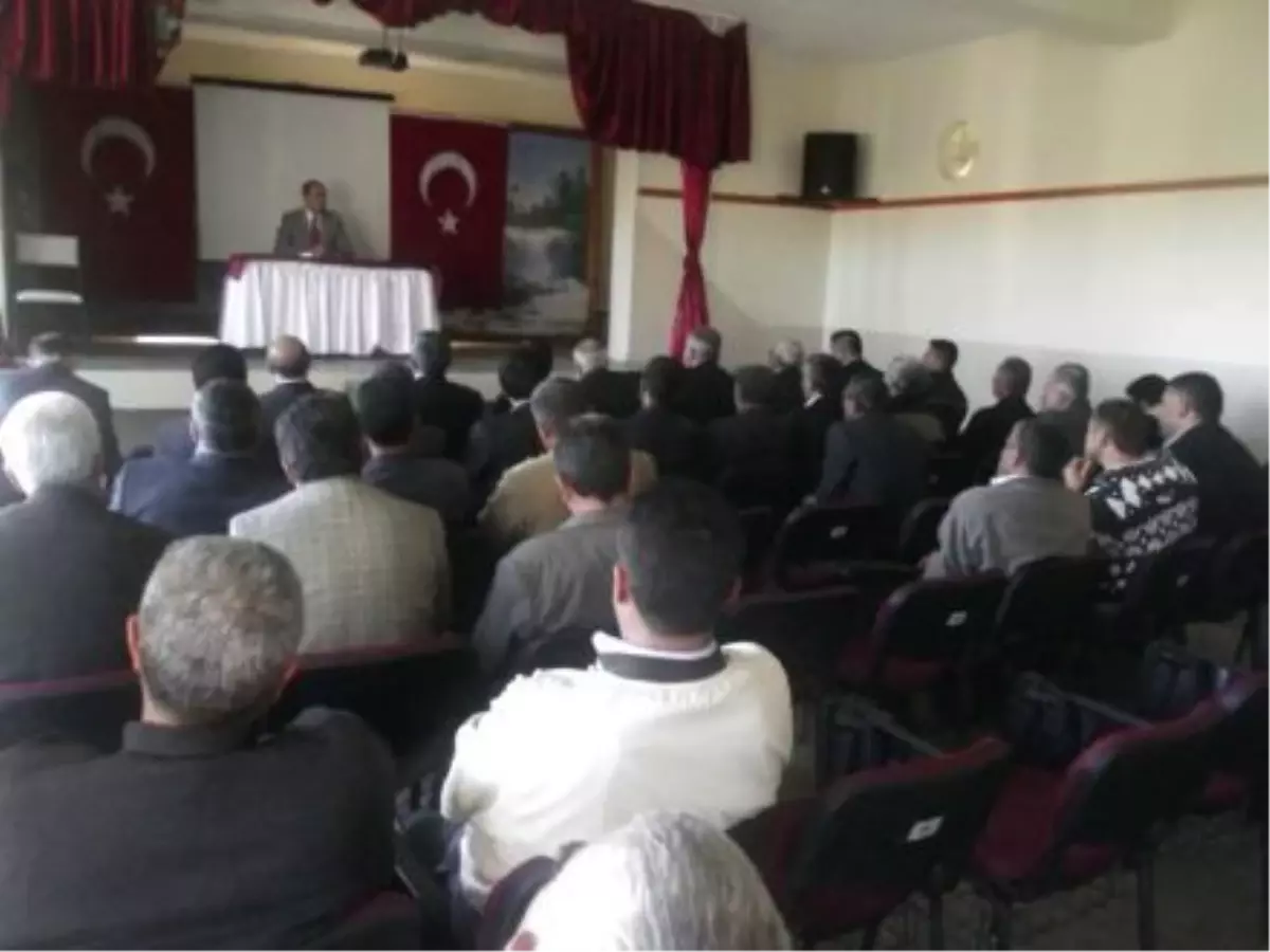 Gemerek'te 'Doğalgaz' Toplantısı