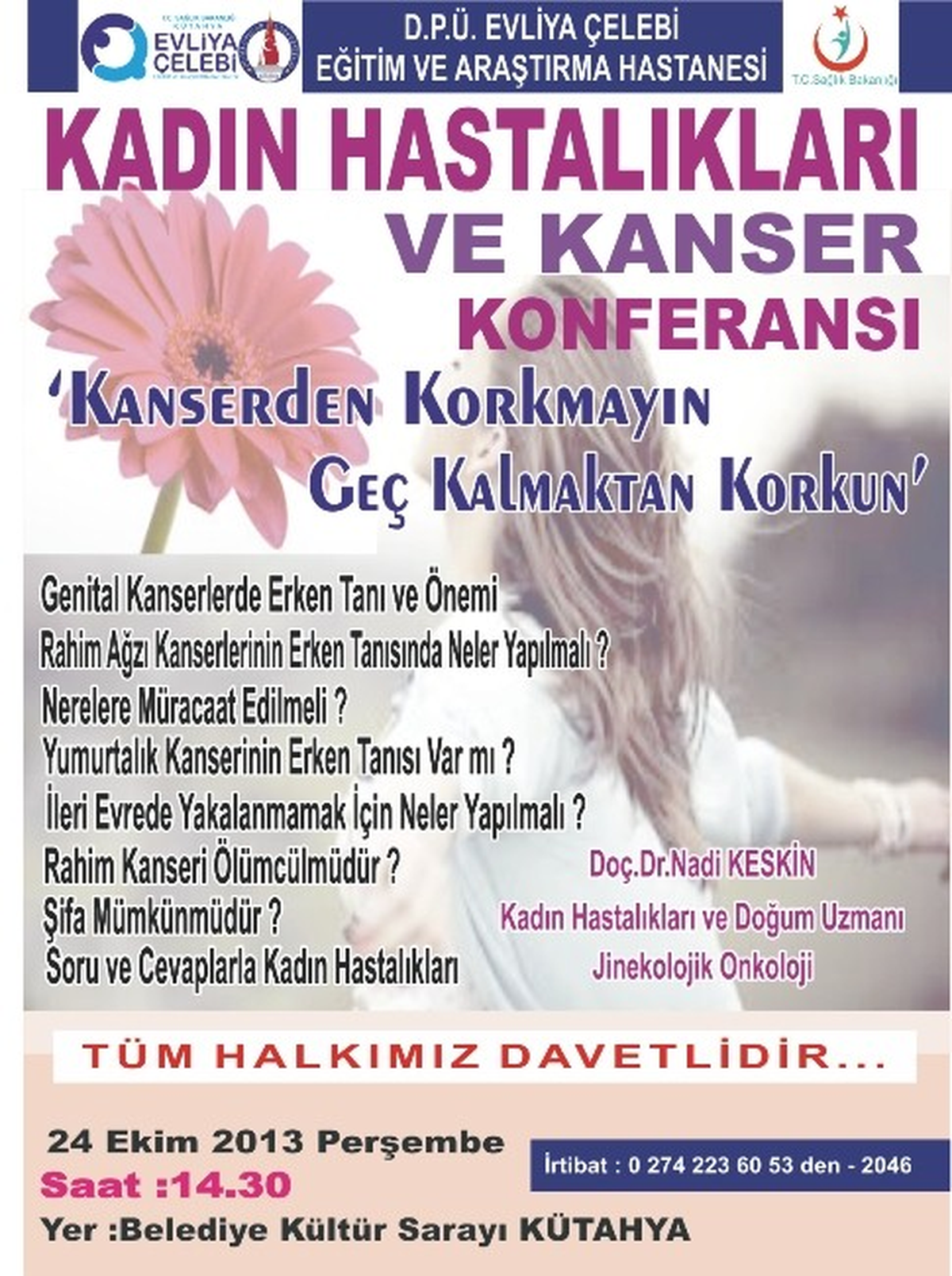 Kadın Hastalıkları Konferansına Davet