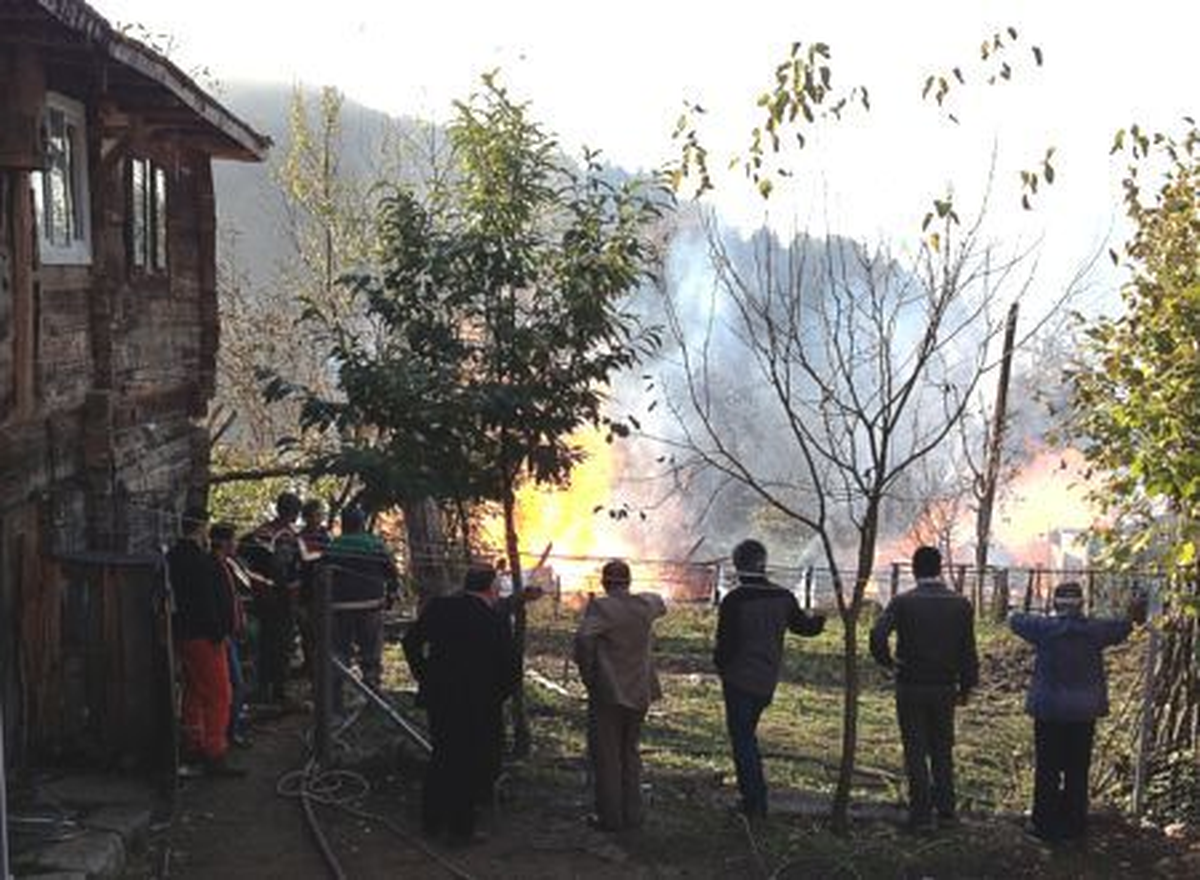 Karabük\'te Yangın
