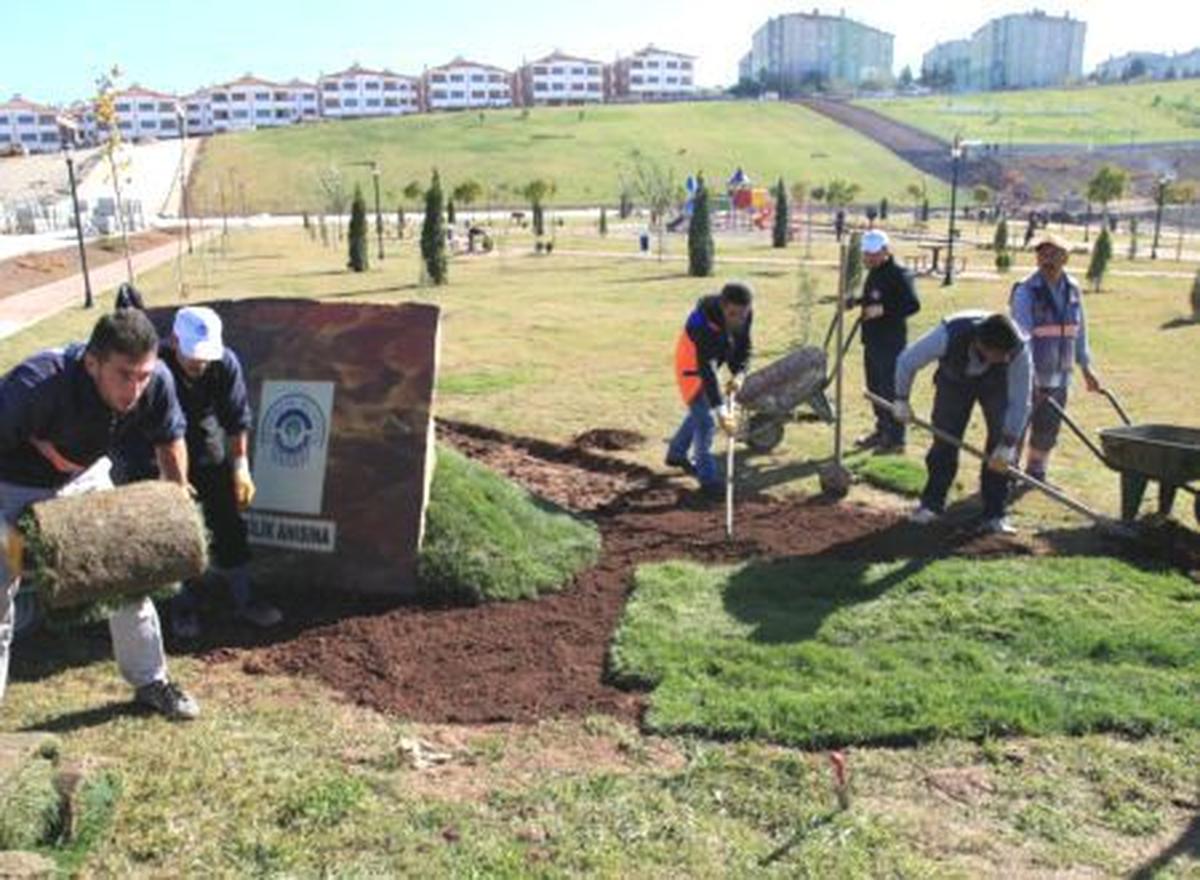 Odunpazarı Razgrad Parkı\'nda Sürdürülen Çalışmalar