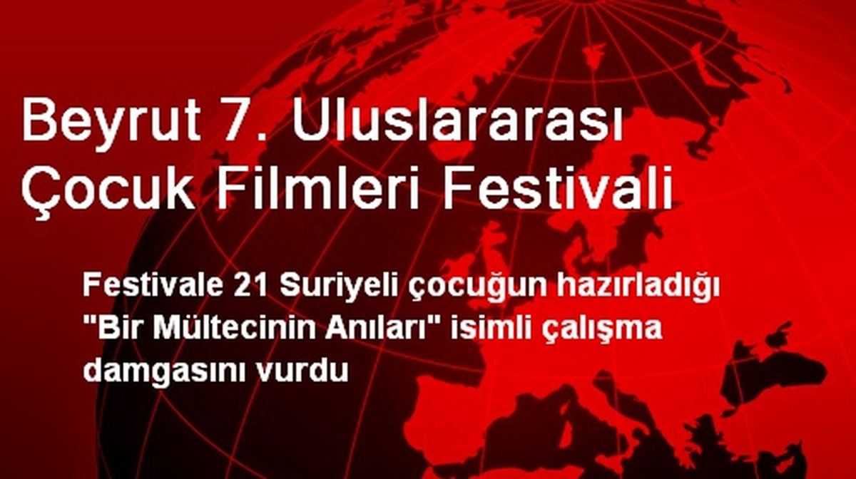 Suriyeli Çocuklar Yaşadıklarını Fotoğraflarla Anlattı