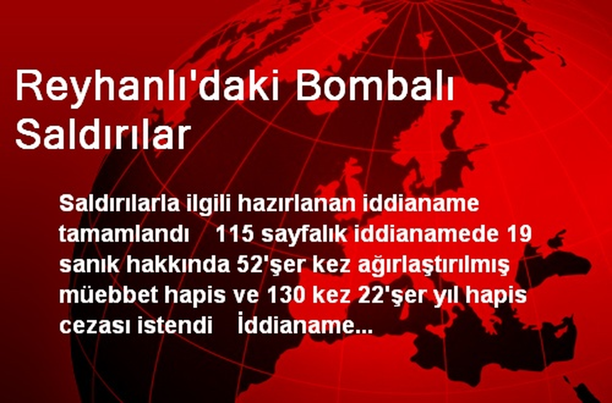 Reyhanlı\'daki Bombalı Saldırılar