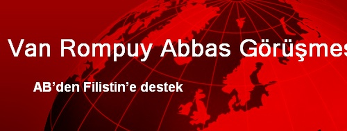 AB\'den Filistin\'e Destek