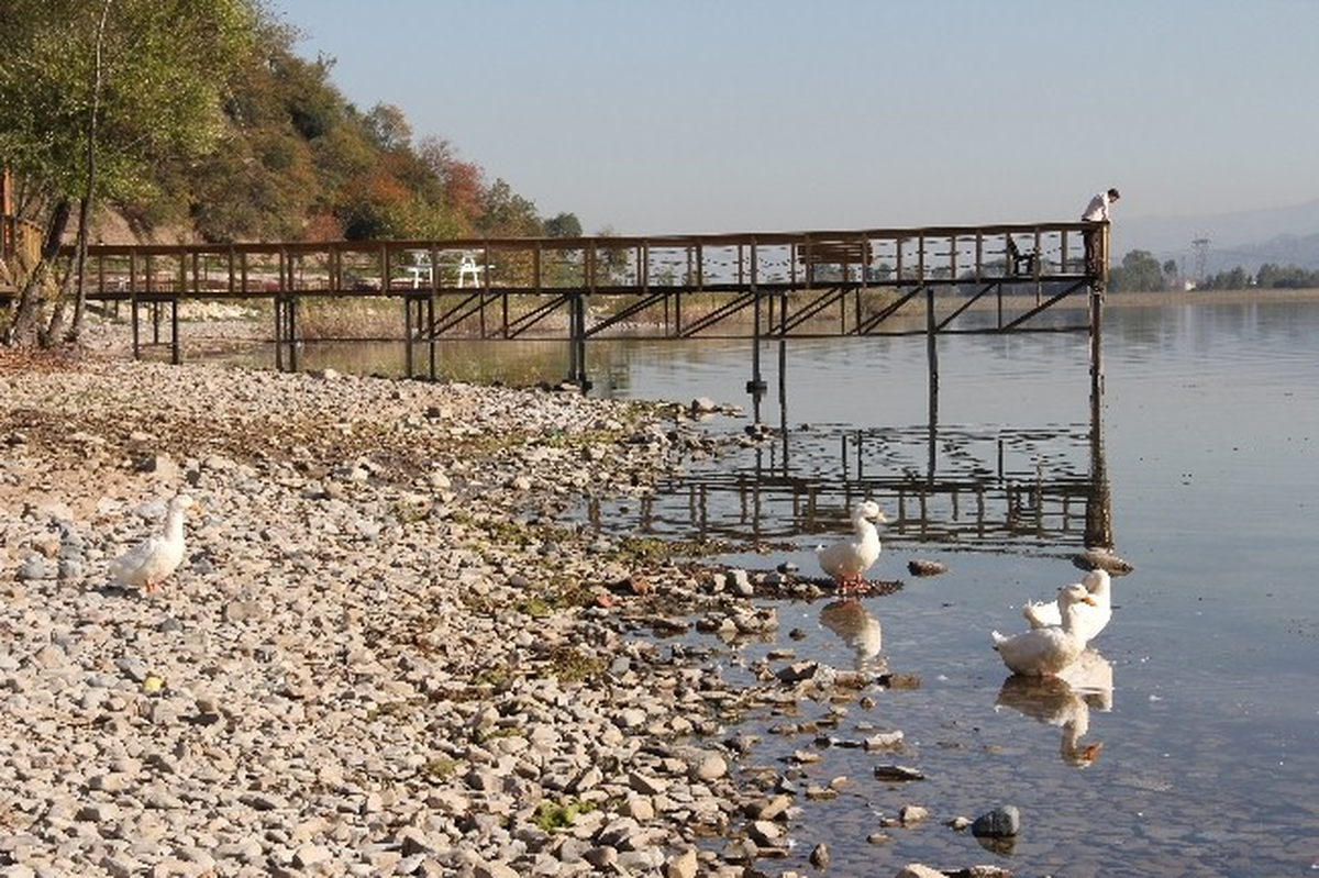 Sapanca Gölü\'nde Su Çekilmesi Devam Ediyor