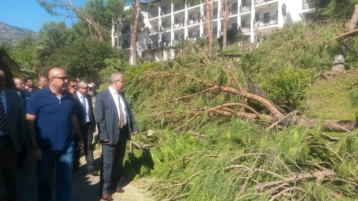 Vali Güvençer Hortumzedeleri Ziyaret Etti