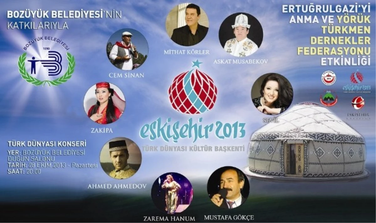 Bozüyük\'te Türk Dünyası Konseri