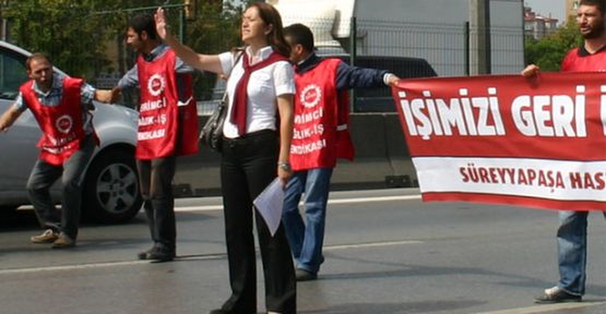 Disk\'ten "Kıdem Tazminatı" Protestosu