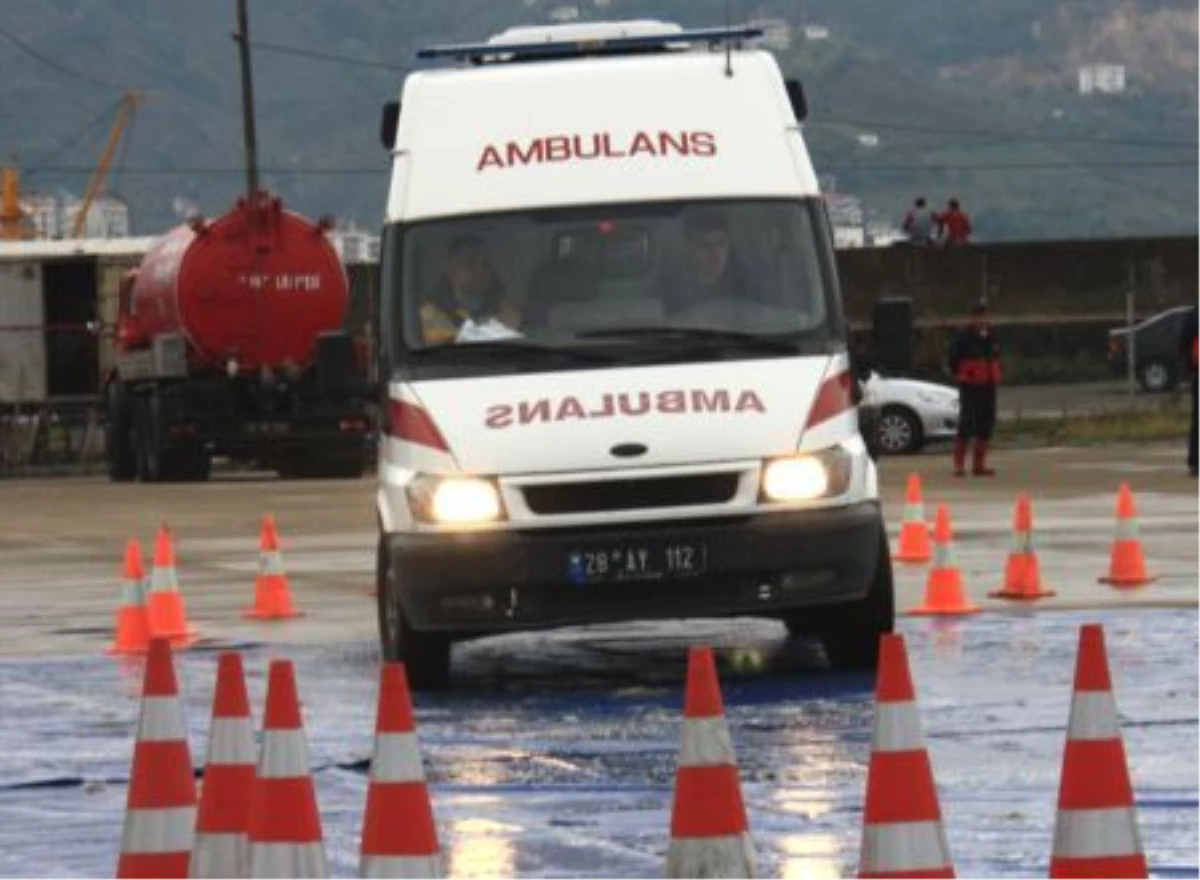 Giresun\'da Ambulans Şoförleri Eğitimden Geçti