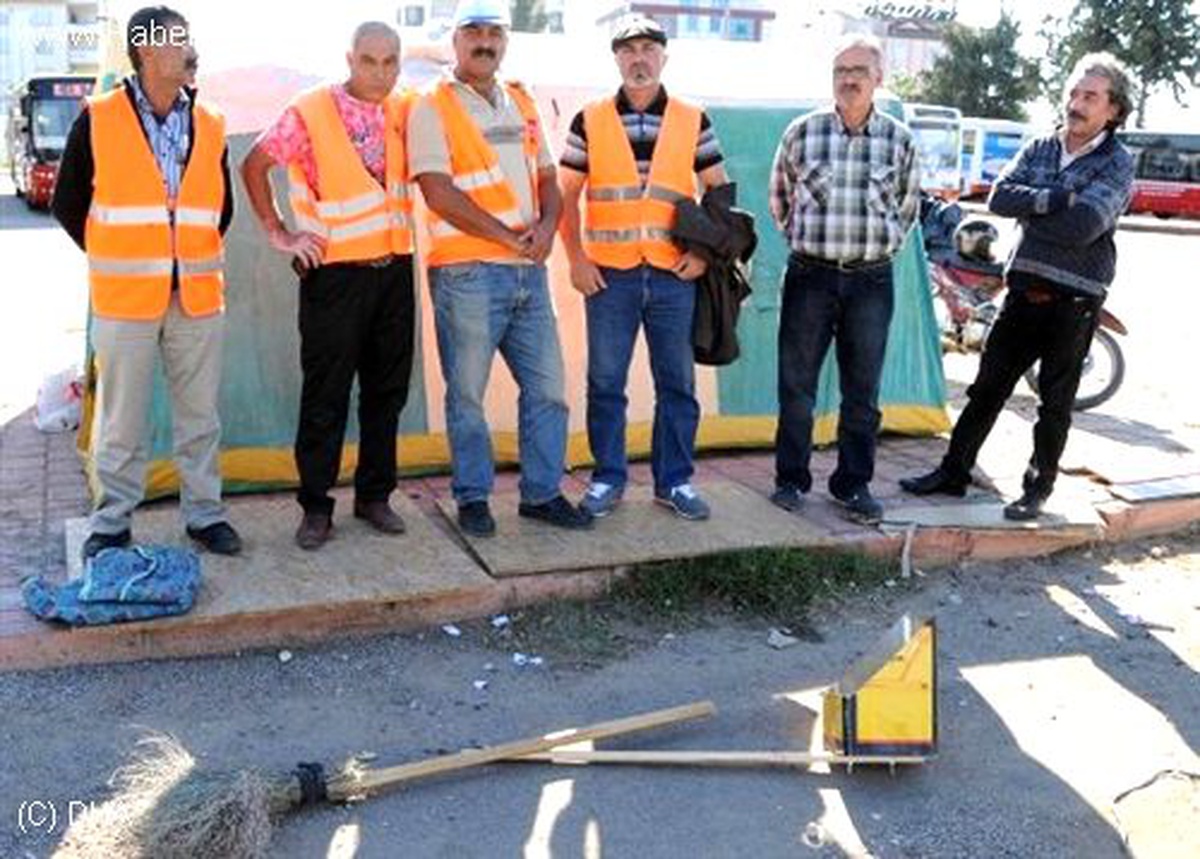 İşten Atılan Taşeron İşçiler \'Direniş Çadırı\' Kurdu