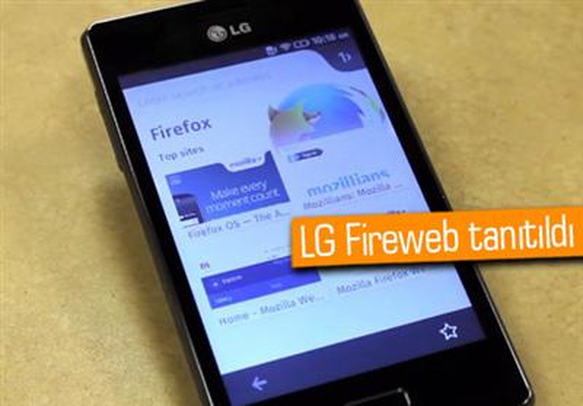 LG\'den İlk Firefox OS\'lu Telefon: Fireweb