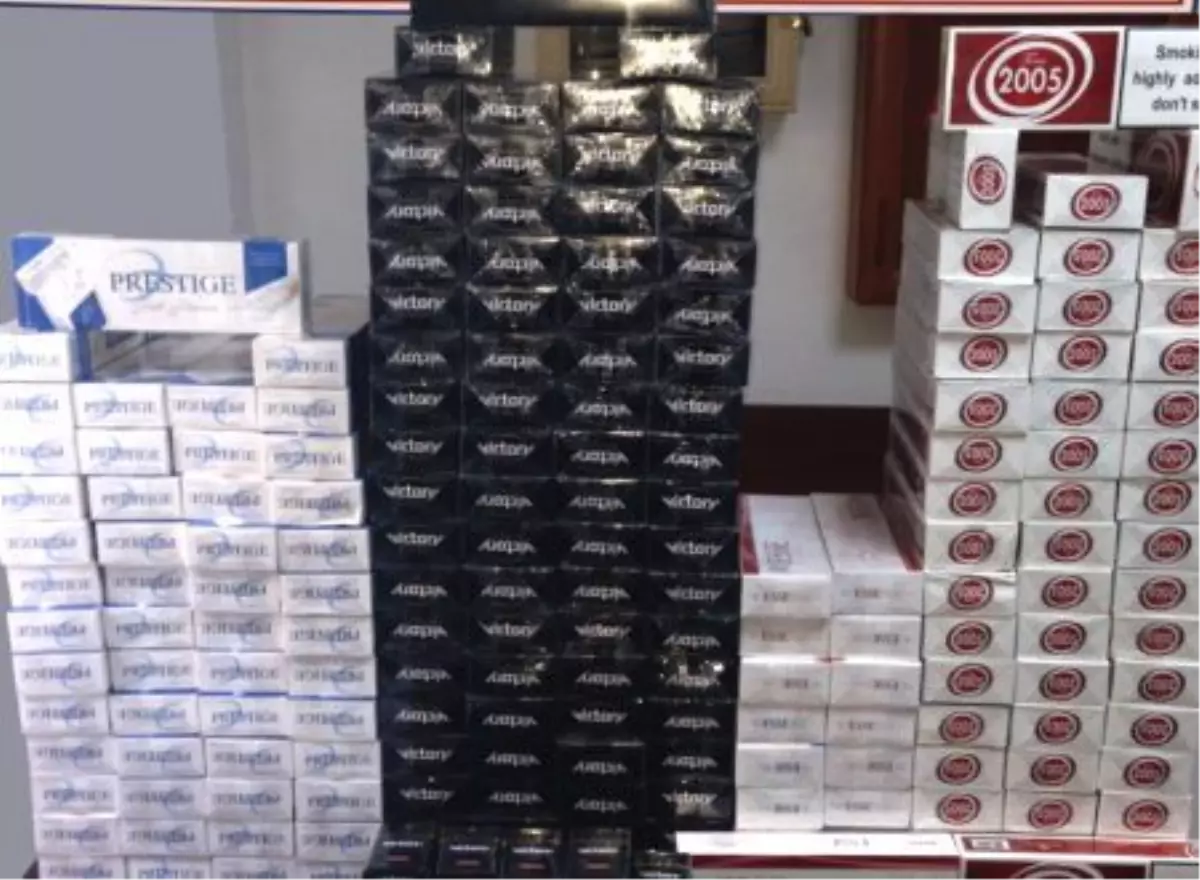 Manavgat\'ta Kaçak Sigara Operasyonu