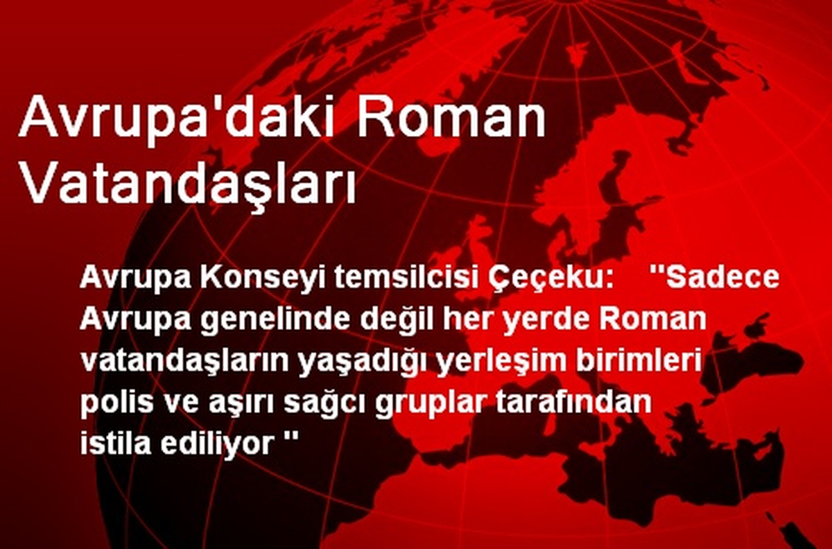 Avrupa\'daki Roman Vatandaşları