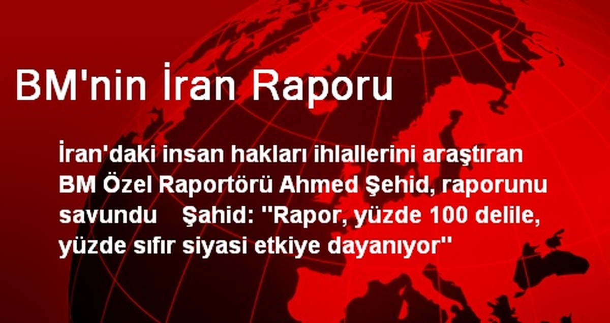BM\'nin İran Raporu