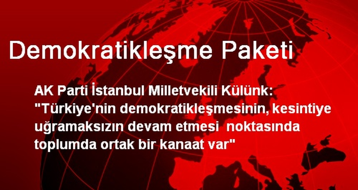 Demokratikleşme Paketi