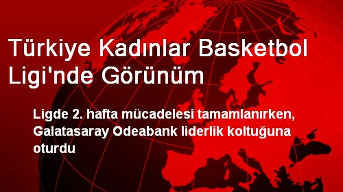 Türkiye Kadınlar Basketbol Ligi\'nde Görünüm