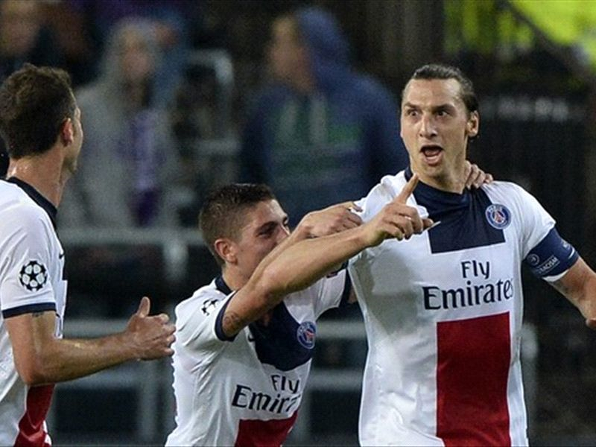 Paris Saint Germain\'in İsveçli Golcüsü İbrahimovic Açıklaması