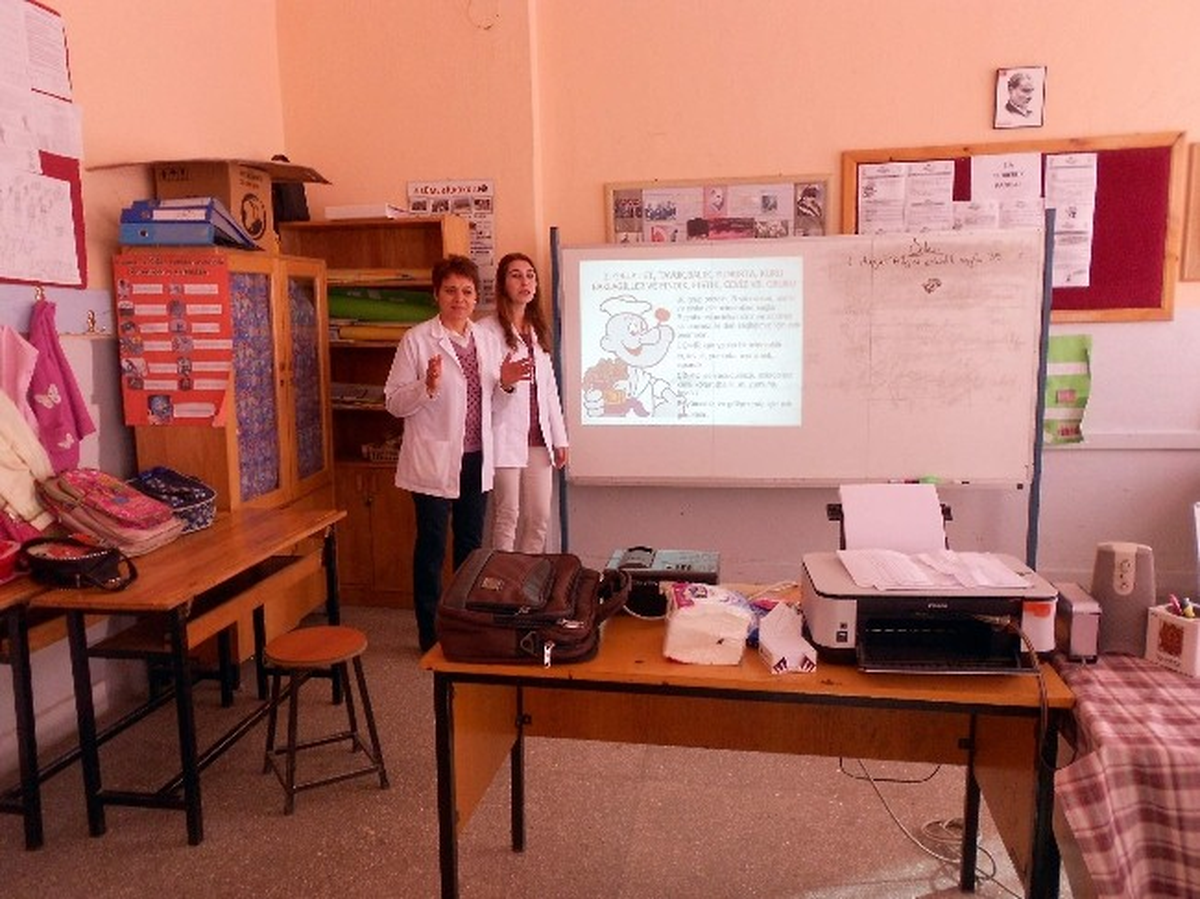 Sümer İlkokulunda Beslenme Eğitimi Verildi