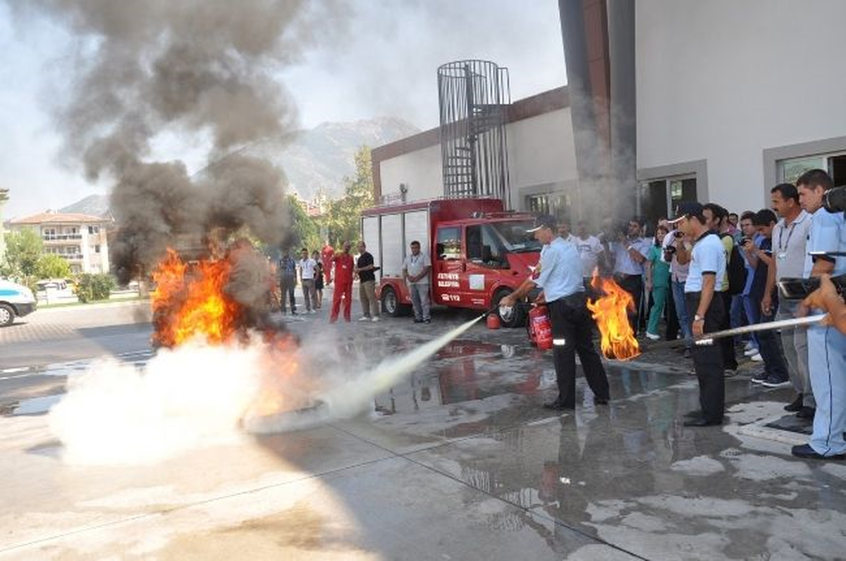 Van\'da Deprem ve Yangın Tatbikatı