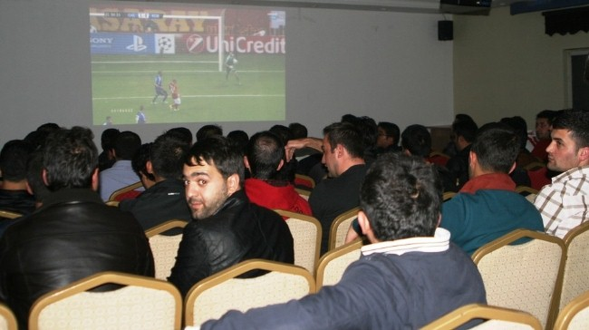 Van\'da Şampiyonlar Ligi Heyecanı