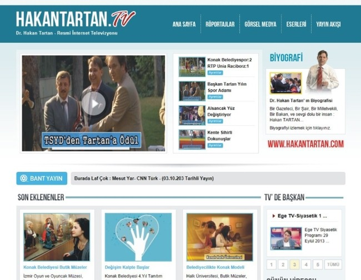 Başkan Tartan\'dan Yine Bir İlk
