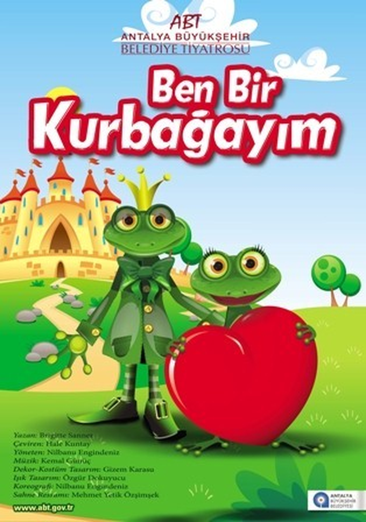 "Ben Bir Kurbağayım" Adlı Oyun Çocuklarla Buluşuyor