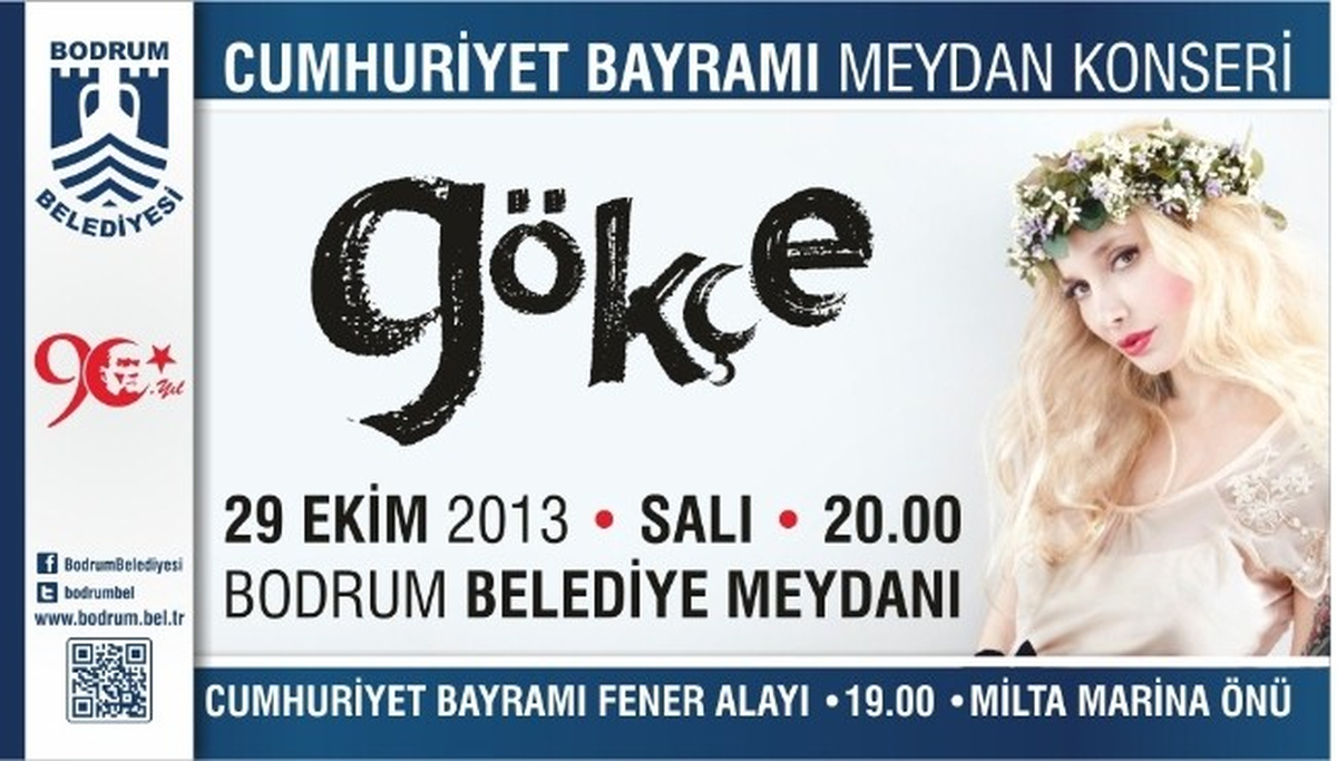 Bodrum Belediyesinden Cumhuriyet Bayramı\'na Konserli Kutlama