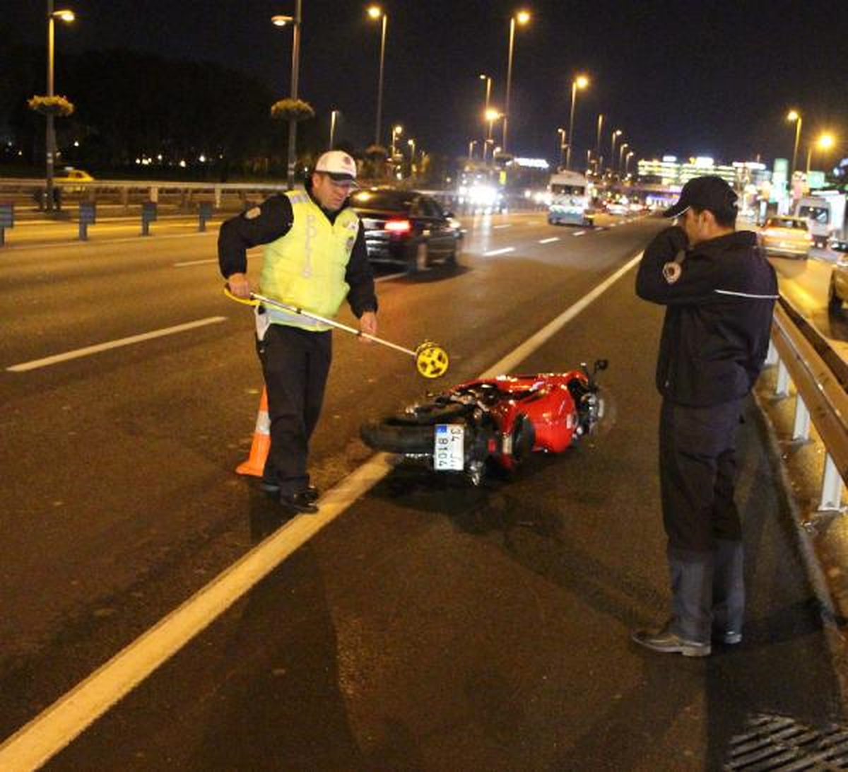 Genç Motosikletçi Aşırı Hız Kurbanı Oldu