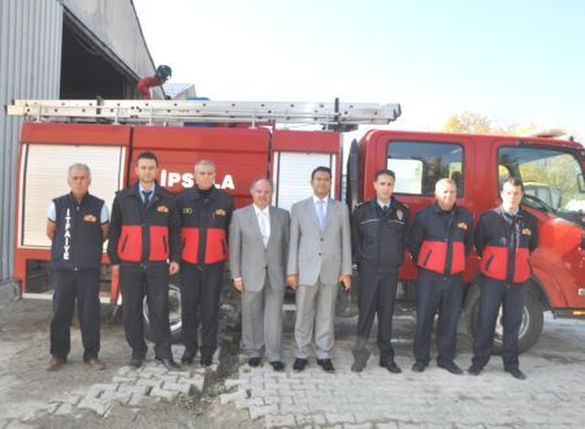 İpsala Kaymakamı Gürbüz\'den İtfaiyecilere Ziyaret