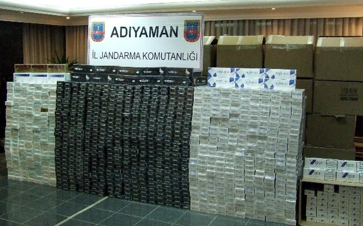 Jandarmadan Kaçak Sigara Operasyonu