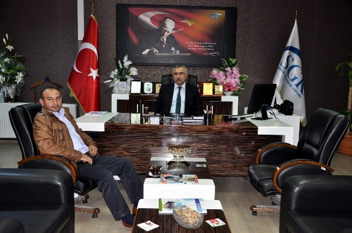 Kaşip\'den Sgk İl Müdürü Kılıç\'a Ziyaret