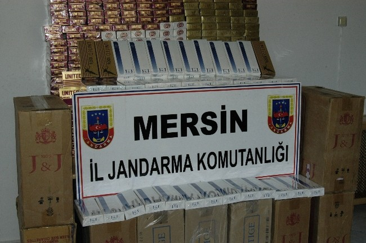 Mersin\'de Kaçak Sigara Operasyonu