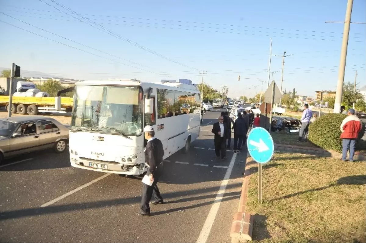 Nazilli'de Trafik Kazası; 1 Yaralı