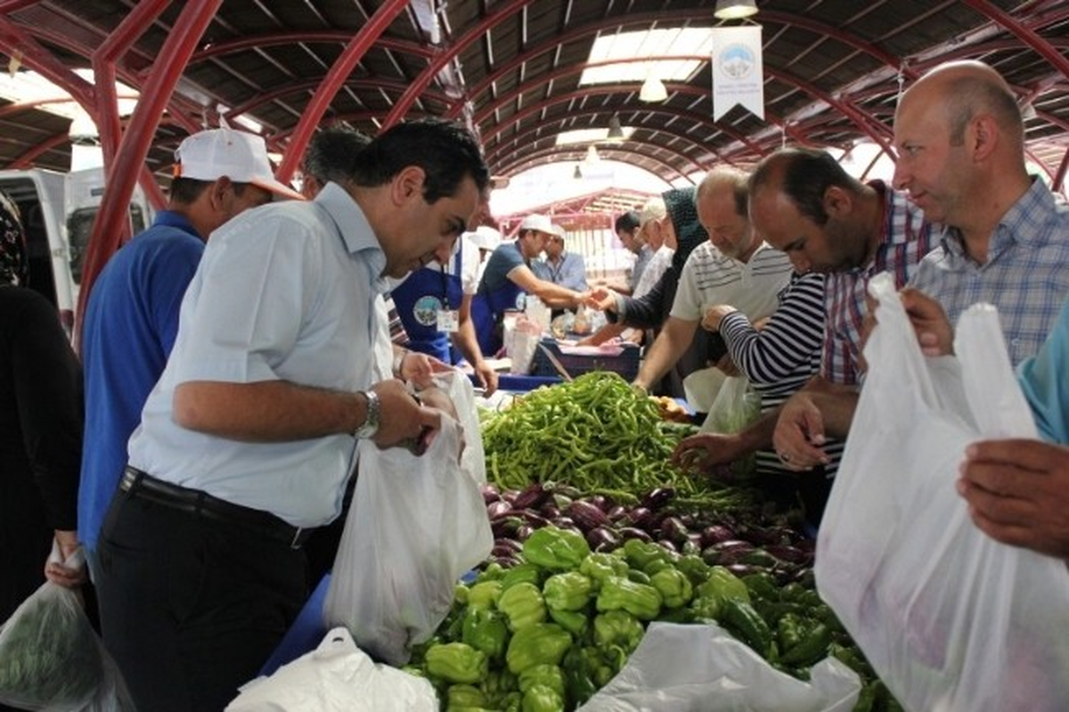 Organik Pazar\'da 44.5 Ton Yazlık Sebze Satıldı