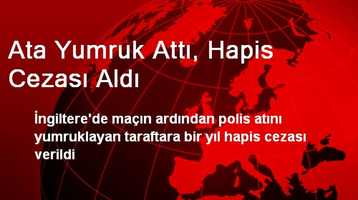 Ata Yumruk Attı, Hapis Cezası Aldı