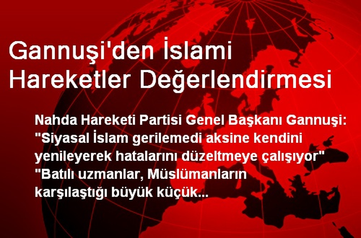 "Siyasal İslam Ne Mısır\'da Ne de Başka Bir Ülkede Yenildi"