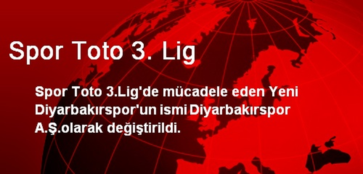 Spor Toto 3. Lig