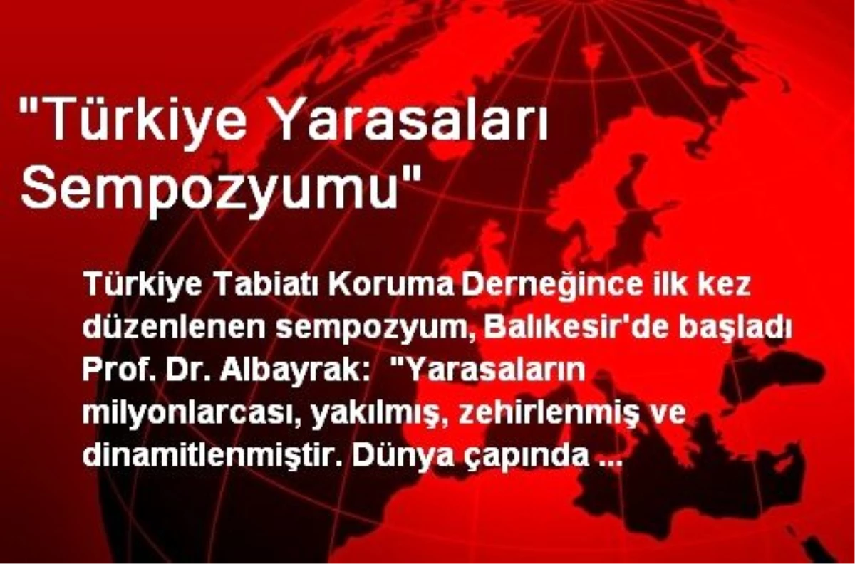 "Türkiye Yarasaları Sempozyumu"
