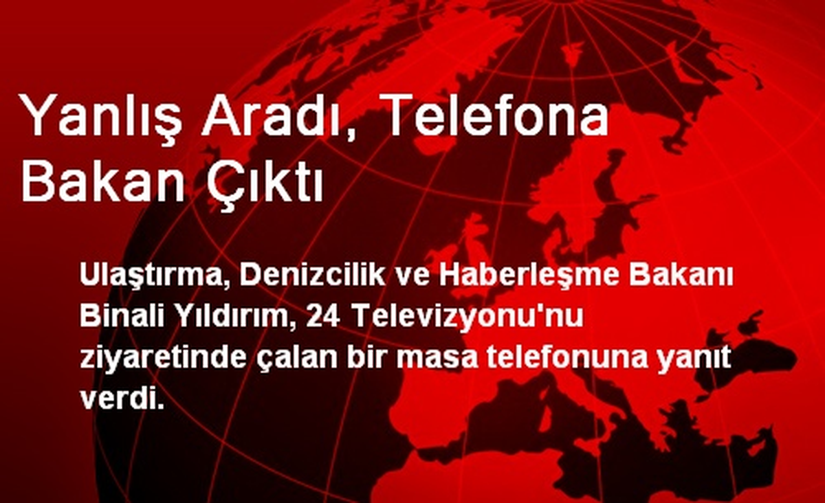Yanlış Aradı, Telefona Bakan Çıktı