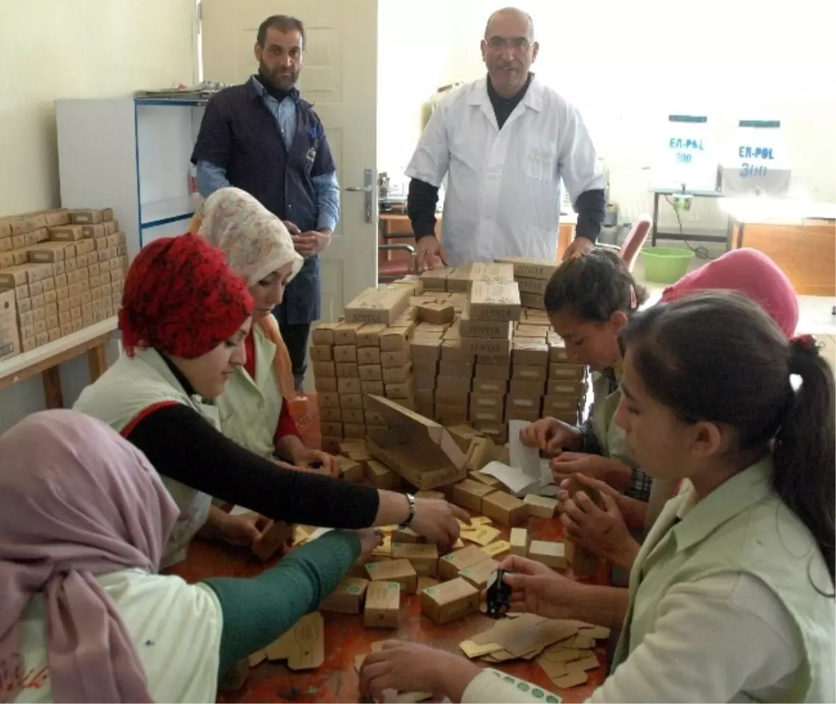 (Özel Haber) Van'da Üretilen Doğal Sabun Avrupa Yolunda