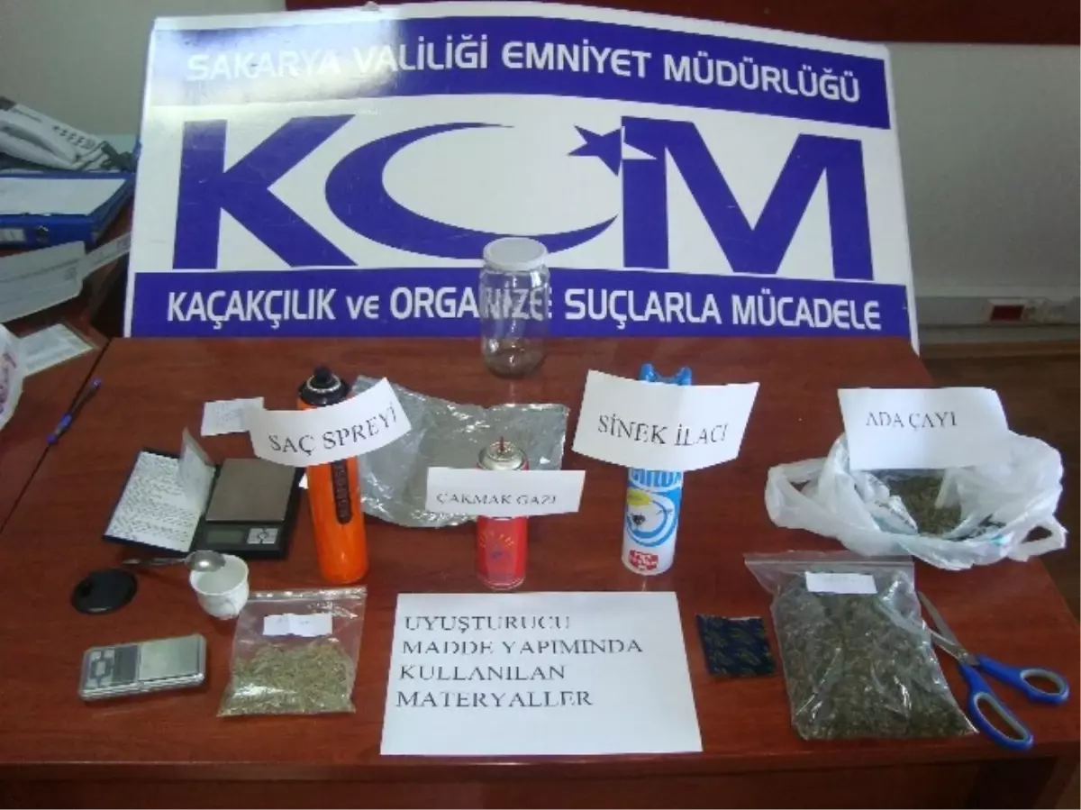 Saç Spreyinden Uyuşturucu Yaptılar