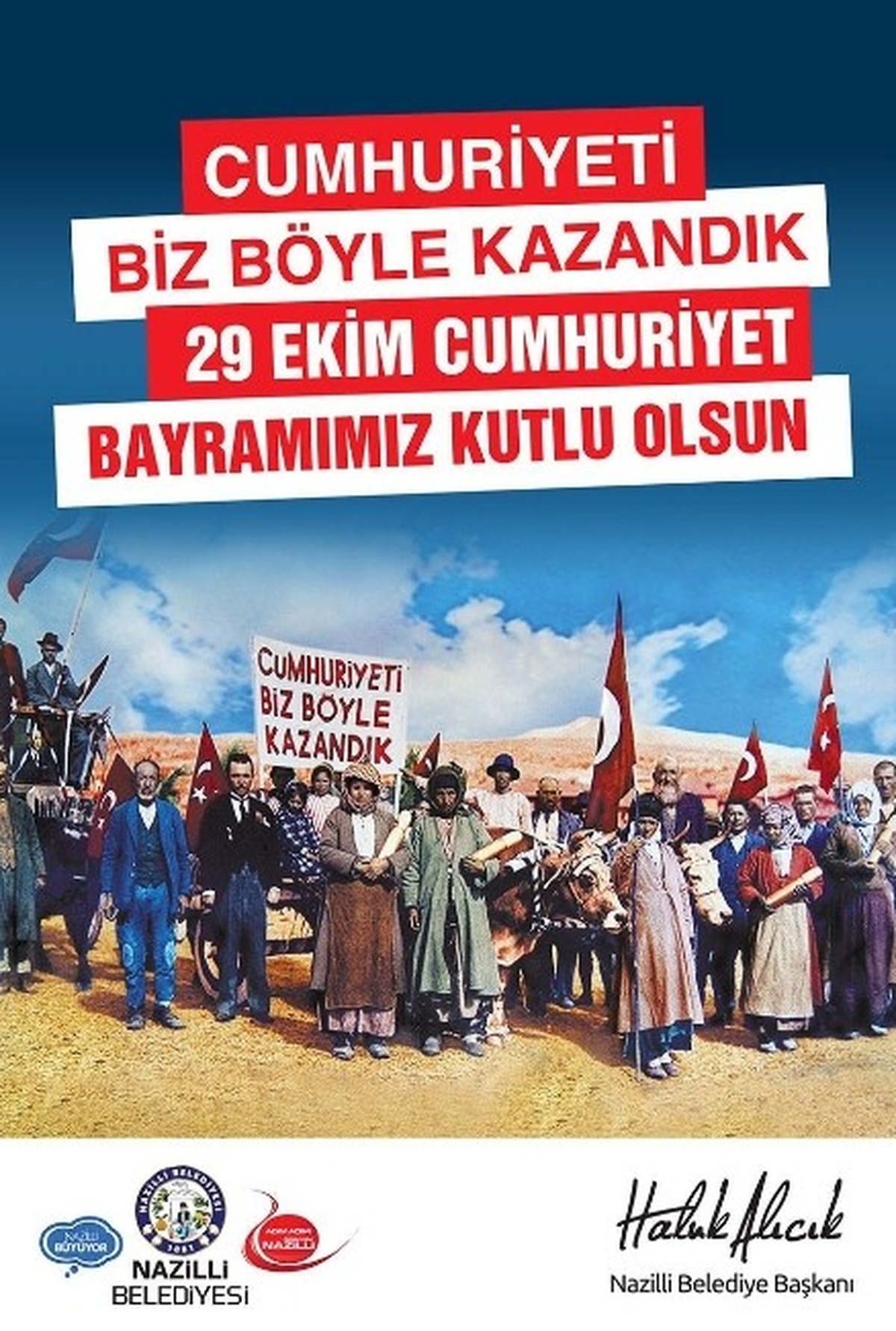 Nazilli Belediyesi: Cumhuriyetimizin 90. Yılı Kutlu Olsun