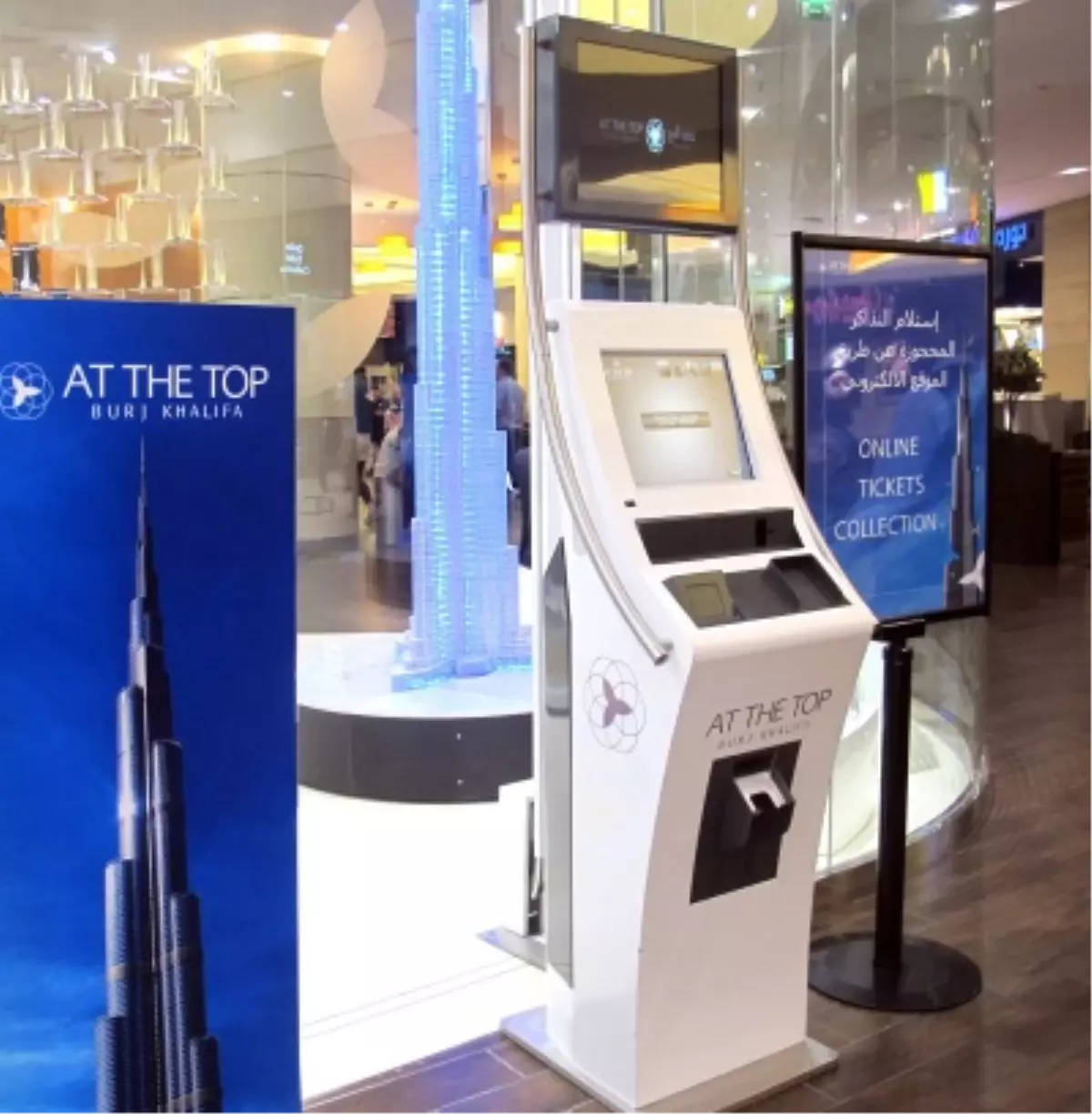 Burj Khalifa\'nın Seyir Terasında İnnova Kioskları Kullanılıyor