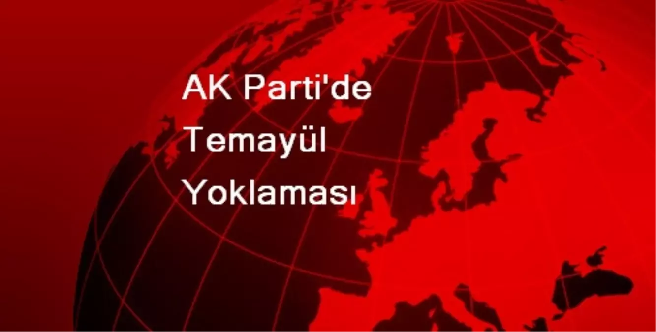 AK Parti\'de Temayül Yoklaması