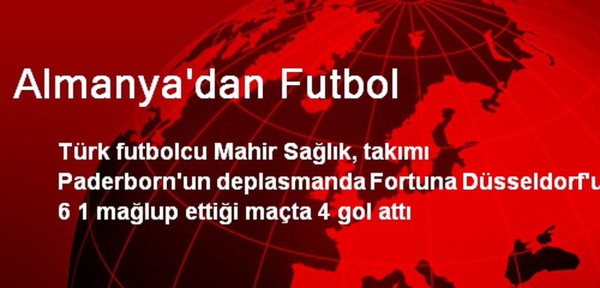 Almanya\'dan Futbol