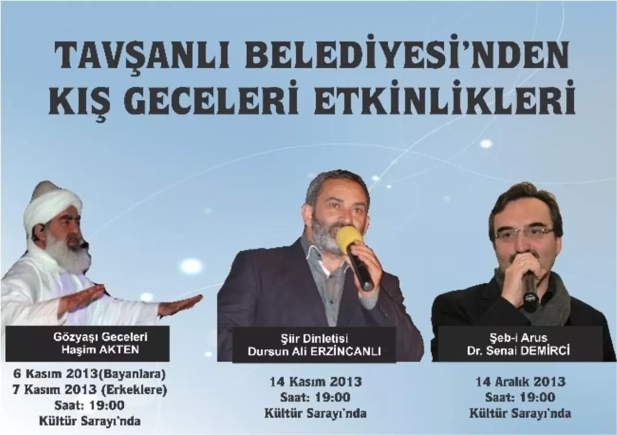 Tavşanlı\'da Kış Akşamları Dolu Dolu Geçecek